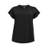 T-shirt Only Onpaubree Life Ss Bat Loose Tee Cur Noos Femme Noir
