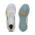 Chaussures Basket-ball Court de Puma Pro White-Yellow Sizzle-Team Violet