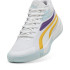 Chaussures Basket-ball Court de Puma Pro White-Yellow Sizzle-Team Violet