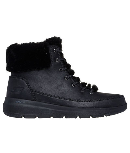 Skechers Bottines Glacial Ultra Black Femme