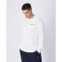 T-shirt Champion Homme Crewneck Long Sleeve White
