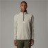 PolaireMontagne The North Face from Glacier 1/4 Zip - Beige Logo Homme
