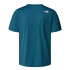 T-shirt Montagne The North Face de 24/7 S/S Reg Mallard Blue Homme