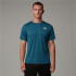T-shirt Montagne The North Face de 24/7 S/S Reg Mallard Blue Homme