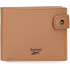 Portefeuille Reebok Interrupteur horizontal en cuir avec fermeture à clic Taupe