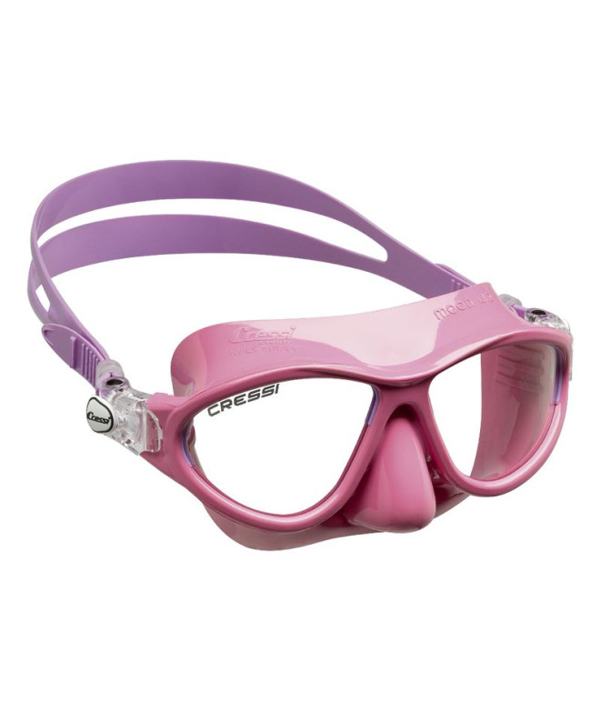 Masque Cressi Moon Colorama Enfant Rose/Lilas