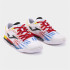 Chaussures de Football sala Joma Regate Rebound 2476 Blanc Rouge Intérieur