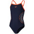 Maillot de bain Natation Speedo Fille par Plastisol Placement Thinstrap Muscleback Marine