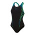 Maillot de bain Natation Speedo Femme de Placement Laneback Black/Teal