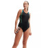 Maillot de bain Natation Speedo Femme de Placement Laneback Black/Teal