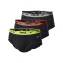 Slip Nike Homme Slip 3pk Noir/Gris