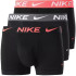 Slip Nike Homme Tronc 3pk Noir/Gris