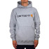 Sweat Homme Carhartt Signature Logo Gris