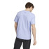 T-shirt adidas Homme Essentials Single Jersey Linear Logo brodé Bleu