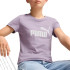 T-shirt Décontracté Fille Puma Ess Logo Tee G Pale Plum