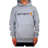 Sweat Homme Carhartt Signature Logo Gris