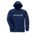 Sweat Homme Carhartt Signature Logo New Blue