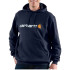 Sweat Homme Carhartt Signature Logo New Blue