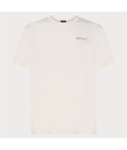 T-shirt Homme Oakley Fingerprint B1B Blanc