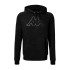 Sweat Kappa Zaiver Korporate Noir Noir Grisâtre Homme