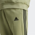 Pantalon adidas Homme Essentials Fleece Poignets fuselés 3 bandes Vert