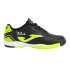 Chaussures de Football sala Joma Toledo 2491 Noir Fluor Vert Intérieur Enfant