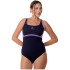 Maillot de bain Natation de Aquarapida Costume Intero Prugna Femme