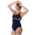 Maillot de bain Natation de Aquarapida Costume Intero Prugna Femme