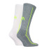 Chaussettes Head All Sports Performance Gris Mélange/ Blanc Pack