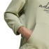 Sweat adidas French Terry Homme Brand Love Hoodie Vert