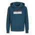 Sweat Homme Jack&Jones Jjnolan Sweat Hood Jnr Deep Teal