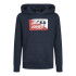 Sweat Homme Jack&Jones Jjnolan Sweat Hood Jnr Navy Blazer