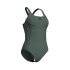Maillot de bain Natation Arena Femme de Pro_File Sage/Noir