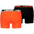 Slip Head Homme Basic Orange vibrant/Noir Pack