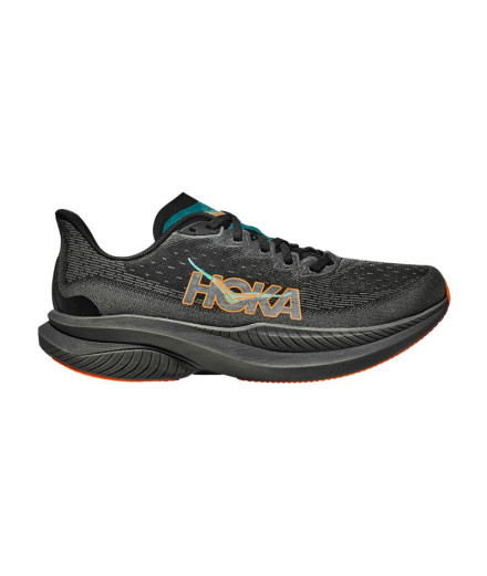 Chaussures Running de Hoka Mach 6 Noir/Electrique Homme