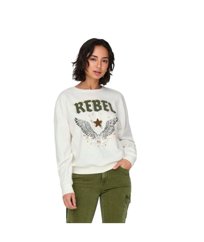 Sweat Only Onllayla L/S Wings O-Neck Cloud...