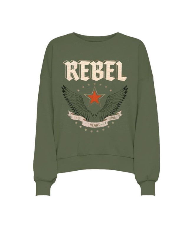 Sweat Only Onllayla L/S Wings O-Neck Loden...