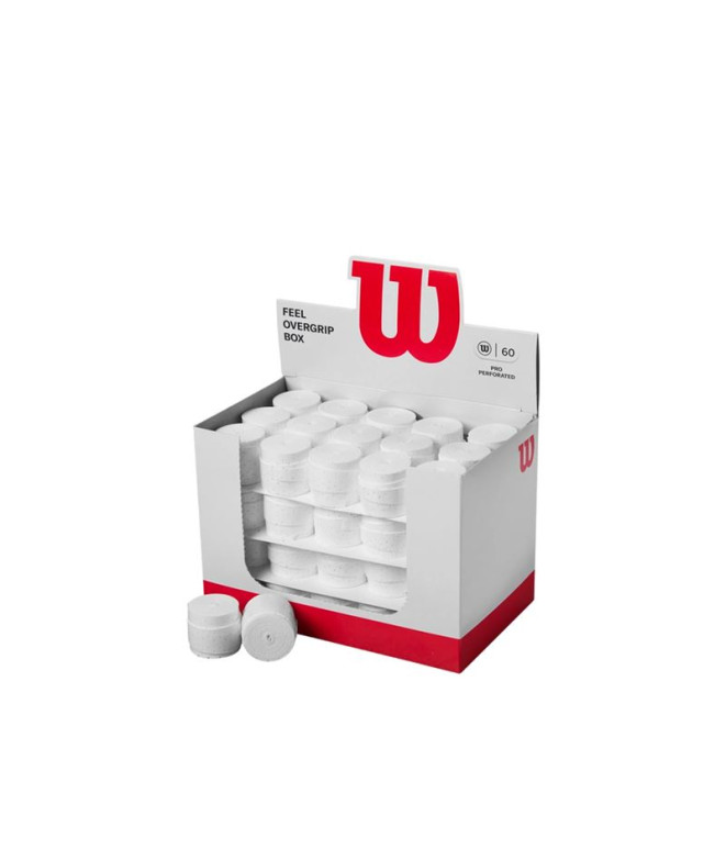 Overgrip Tennis Wilson de Pro Boîte perforée 60...