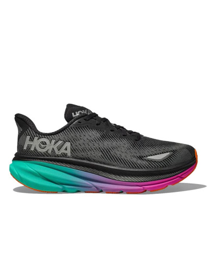 Chaussures Running hoka Clifton 9 Gtx Noir Electrique Homme