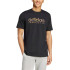 T-shirt Homme Adidas Camo Linear Graphic Noir