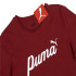 T-shirt Décontracté Femme par Puma Essentials+ Script Vinotinto