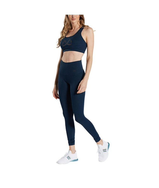 Collants Fitness Femme de Ditchil Bleu marine...
