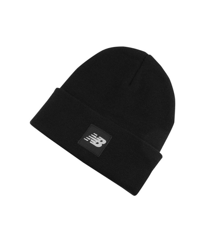 Bonnet New Balance Cuffed Flying NB Logo Noir
