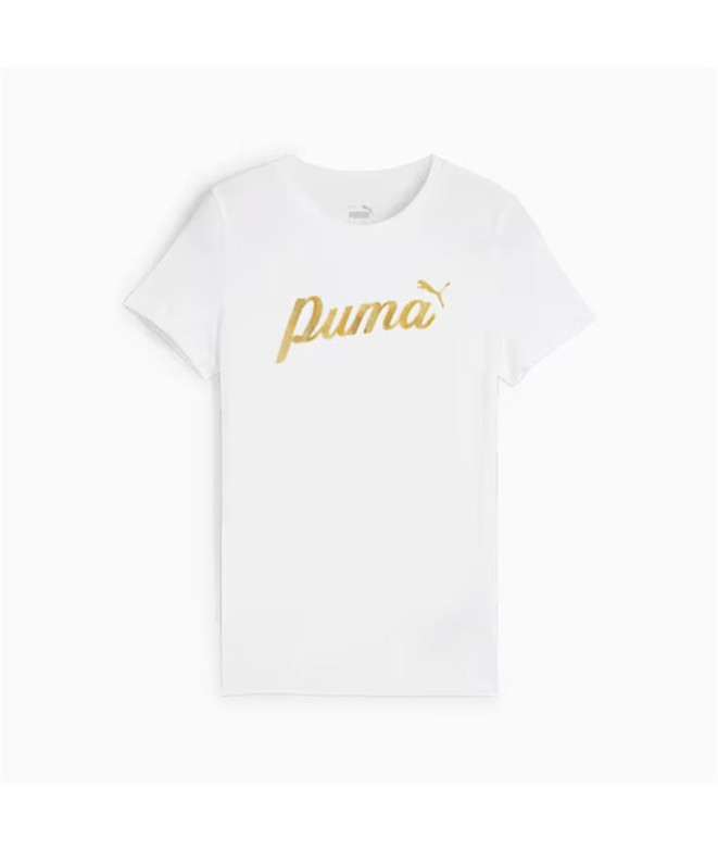 T-shirt Fille Puma Essentials+ Script Metallic...