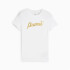T-shirt Fille Puma Essentials+ Script Metallic G Blanc/Or