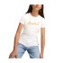 T-shirt Fille Puma Essentials+ Script Metallic G Blanc/Or