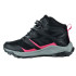 Botas de montagne Hi-Tec Toubkal Mid Wp Noir/Gris/Géranium Femme