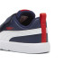 Chaussures Puma Courtflex V3 V Enfant Marine Blanc Rouge
