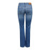 Pantalons Only Onleverly Mw Flared D Cro187 Medium Blue Denim Femme