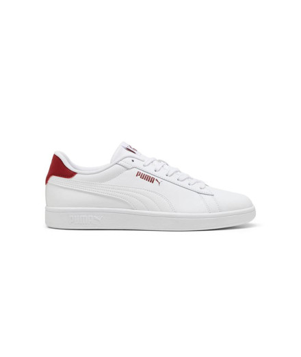 Chaussures Décontracté Puma Smash 3.0 L Blanc rouge